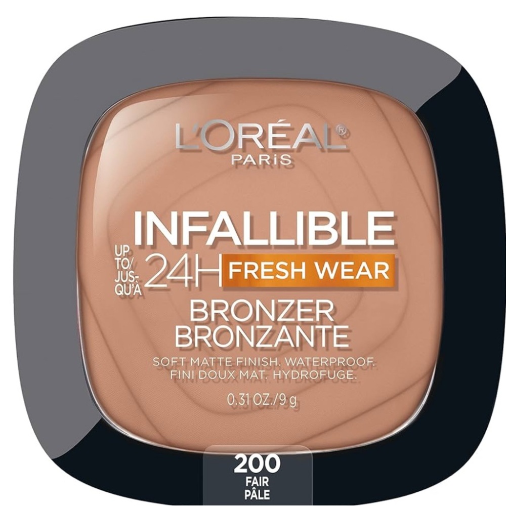 L'Oreal Paris Infallible 24H Fresh Wear Soft Matte Longwear Bronzer Fair, 0.31oz